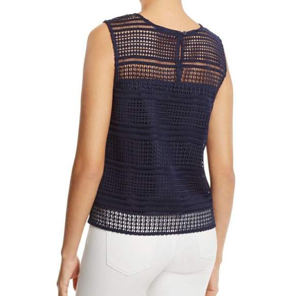 NWOT Cupcakes and Cashmere Kaden Lace Eyelet Tank - Picture 2 of 8